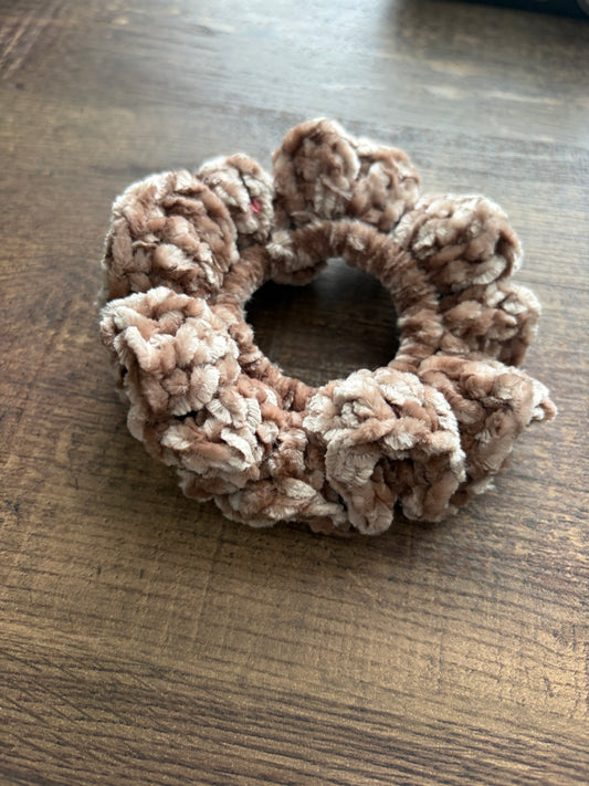 Mushroom Velvet Scrunchie