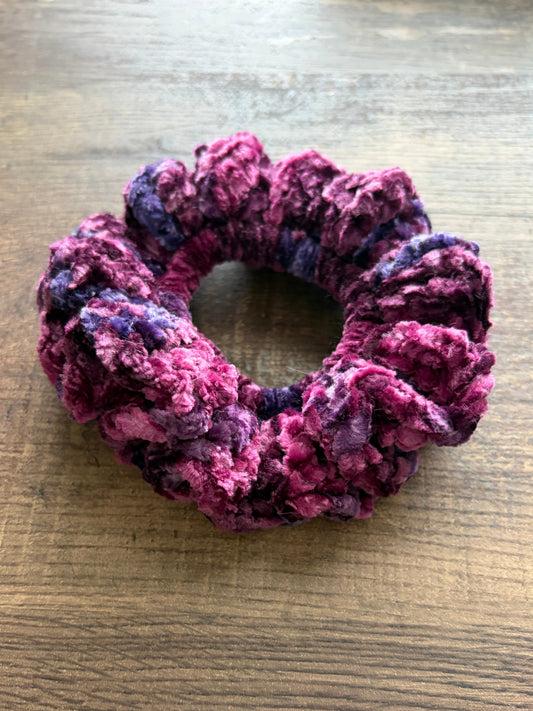 Burgundy Velvet Scrunchie