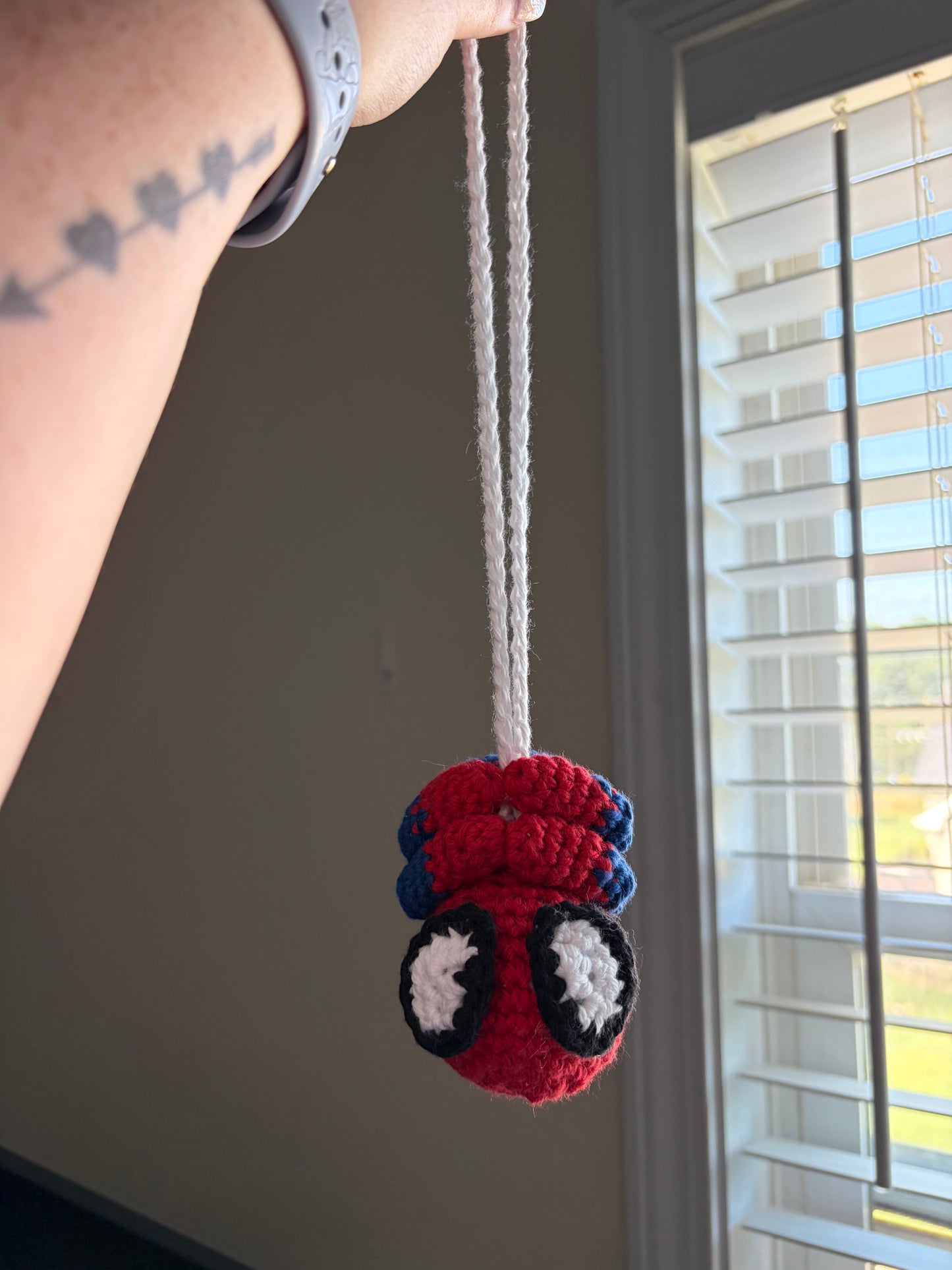 Spider-Man rearview mirror buddy