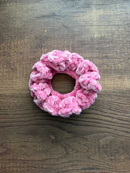 Chasmere Rose Velvet Scrunchie