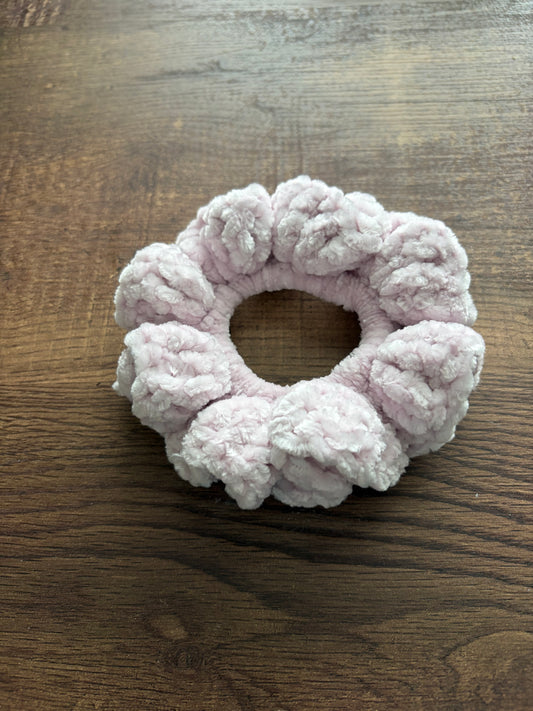 Lavender Fog Velvet Scrunchie