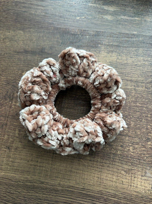 Mushroom Velvet Scrunchie