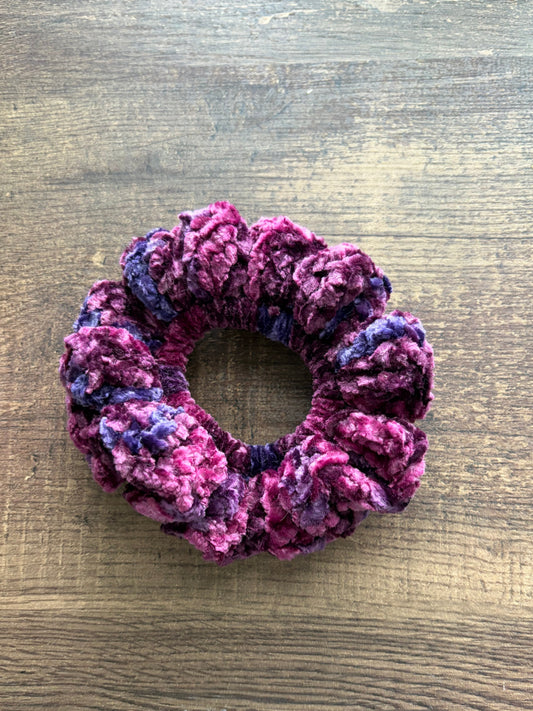 Burgundy Velvet Scrunchie