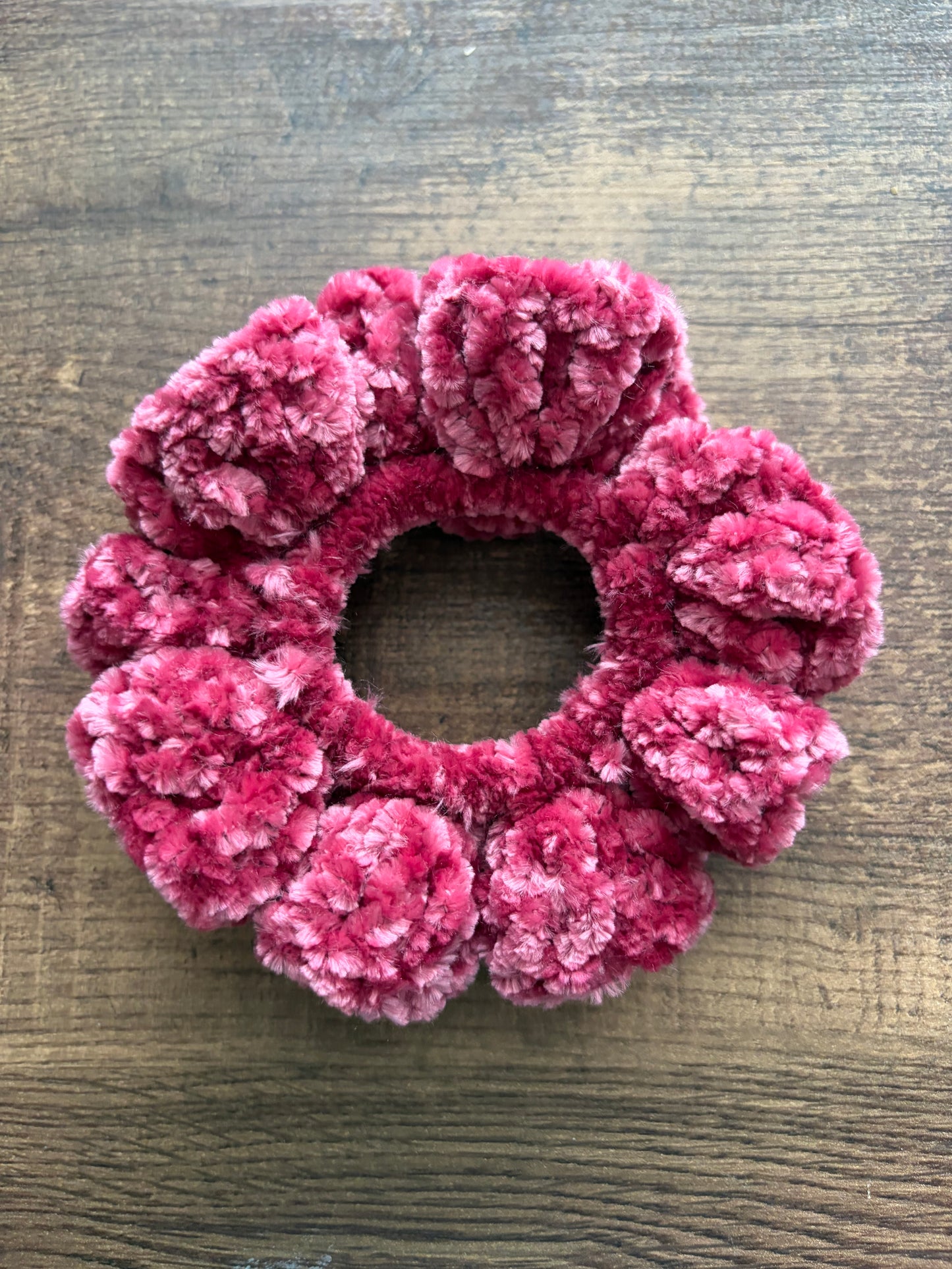 Pomegranate Velvet Scrunchie