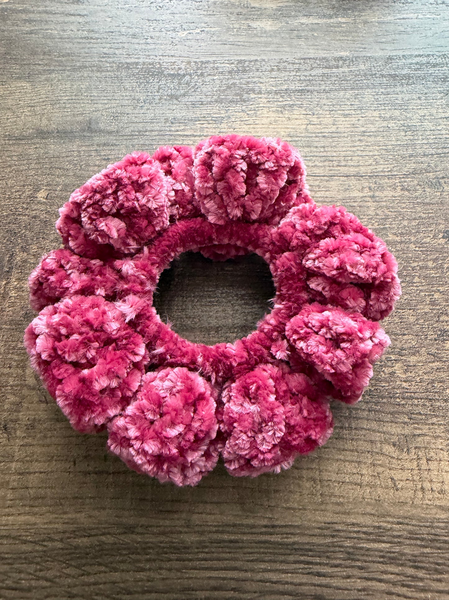 Pomegranate Velvet Scrunchie