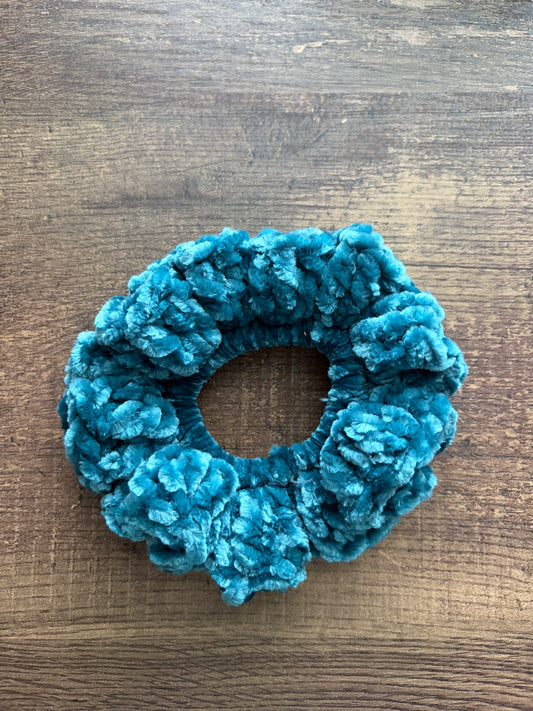 Velveteal Velvet Scrunchie
