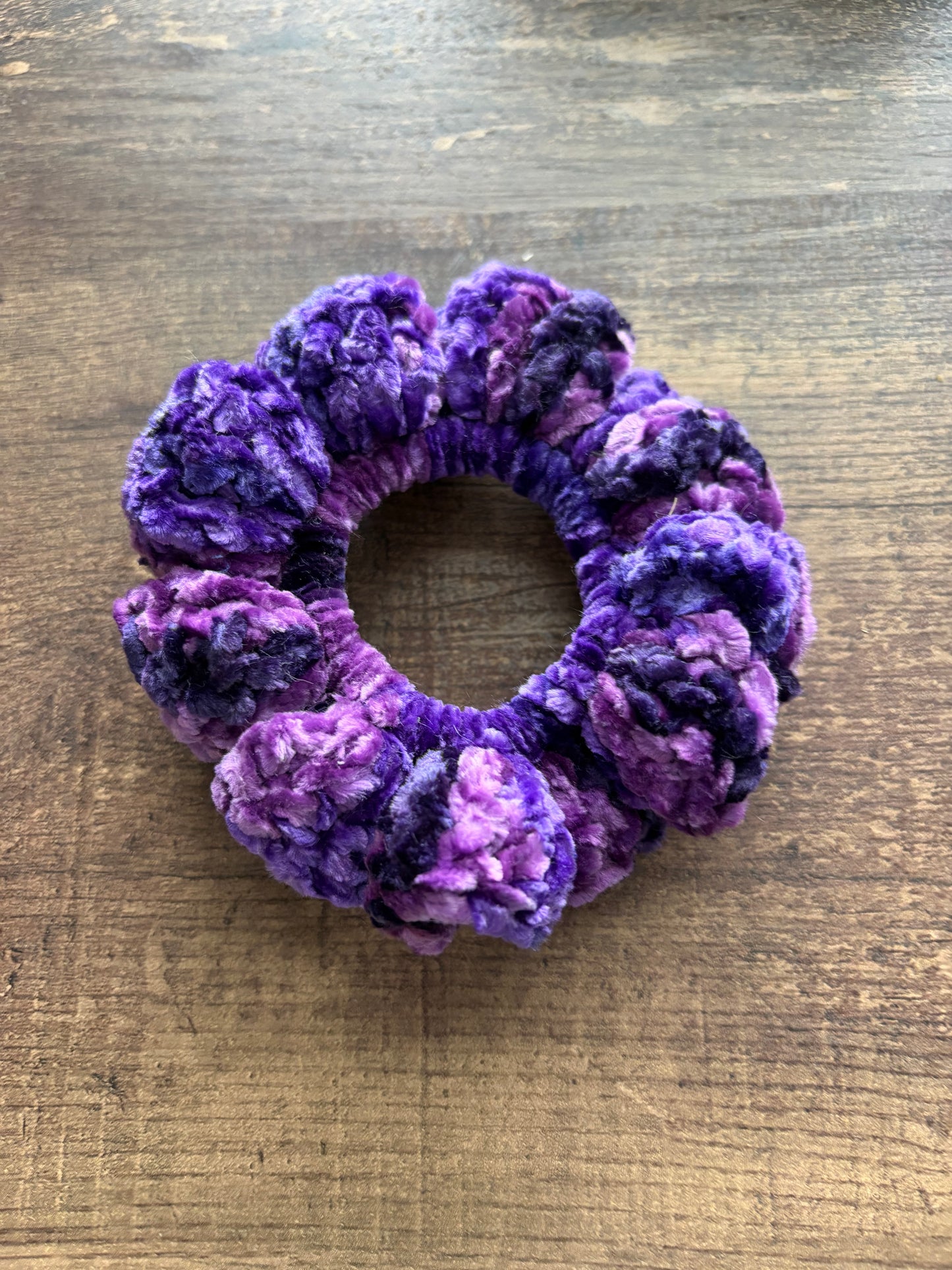 Potent Purple Velvet Scrunchie