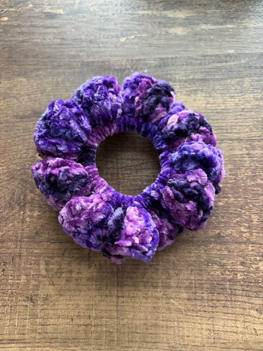 Potent Purple Velvet Scrunchie