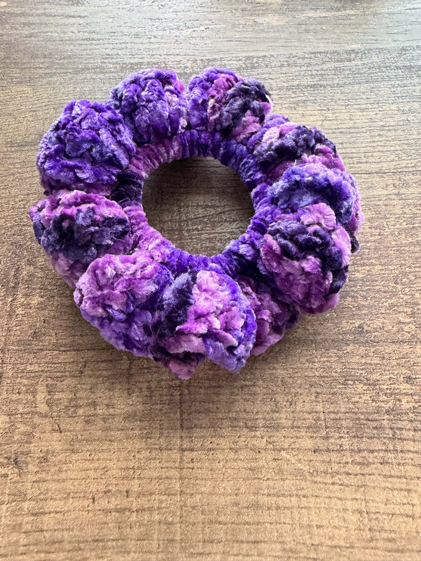 Potent Purple Velvet Scrunchie