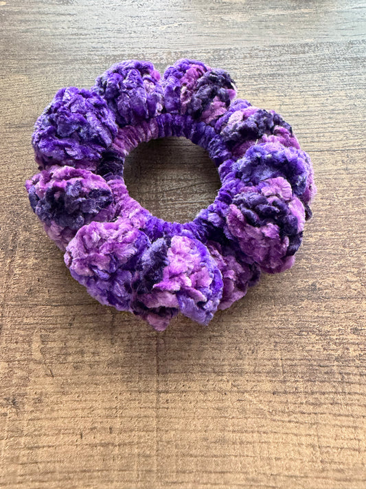 Potent Purple Velvet Scrunchie