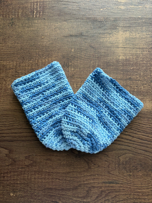 Baby Blue Ombre 12 oz Soda Can