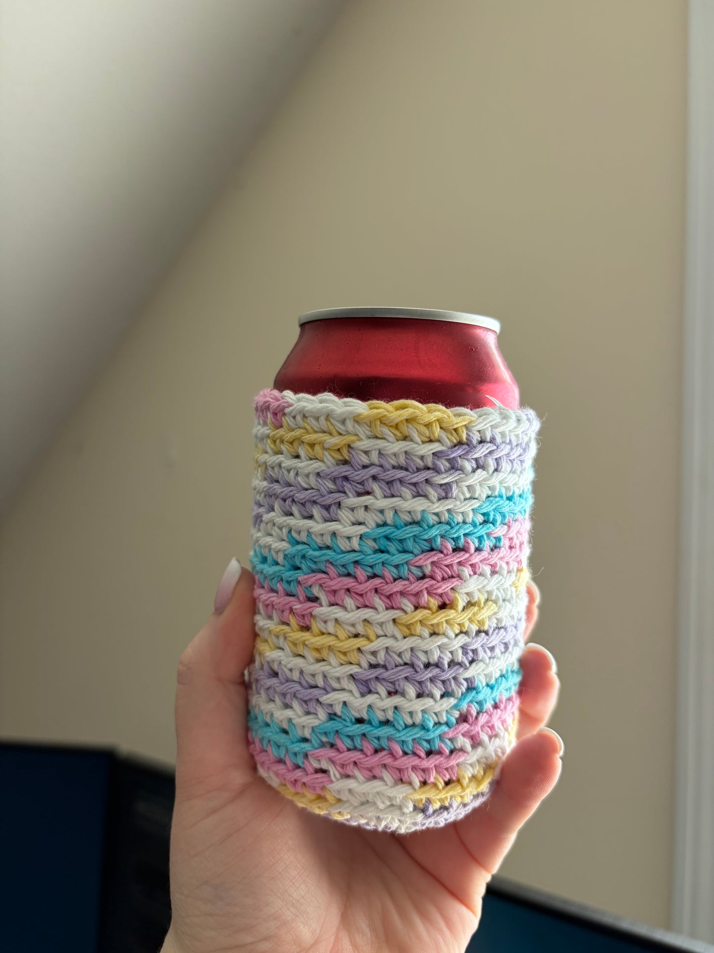 Sugar Cloud 12 oz can Koozie