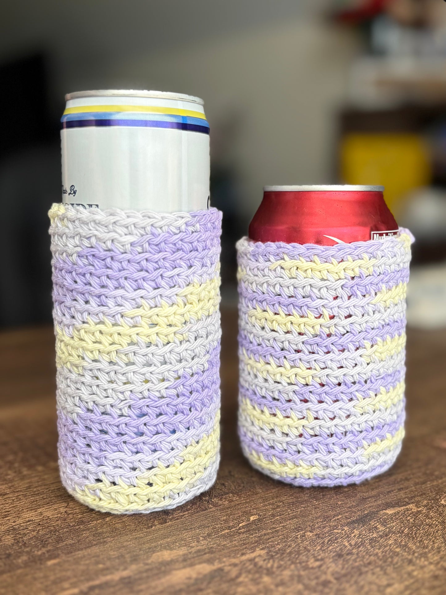 Lilac Ombre 12 oz can Koozie