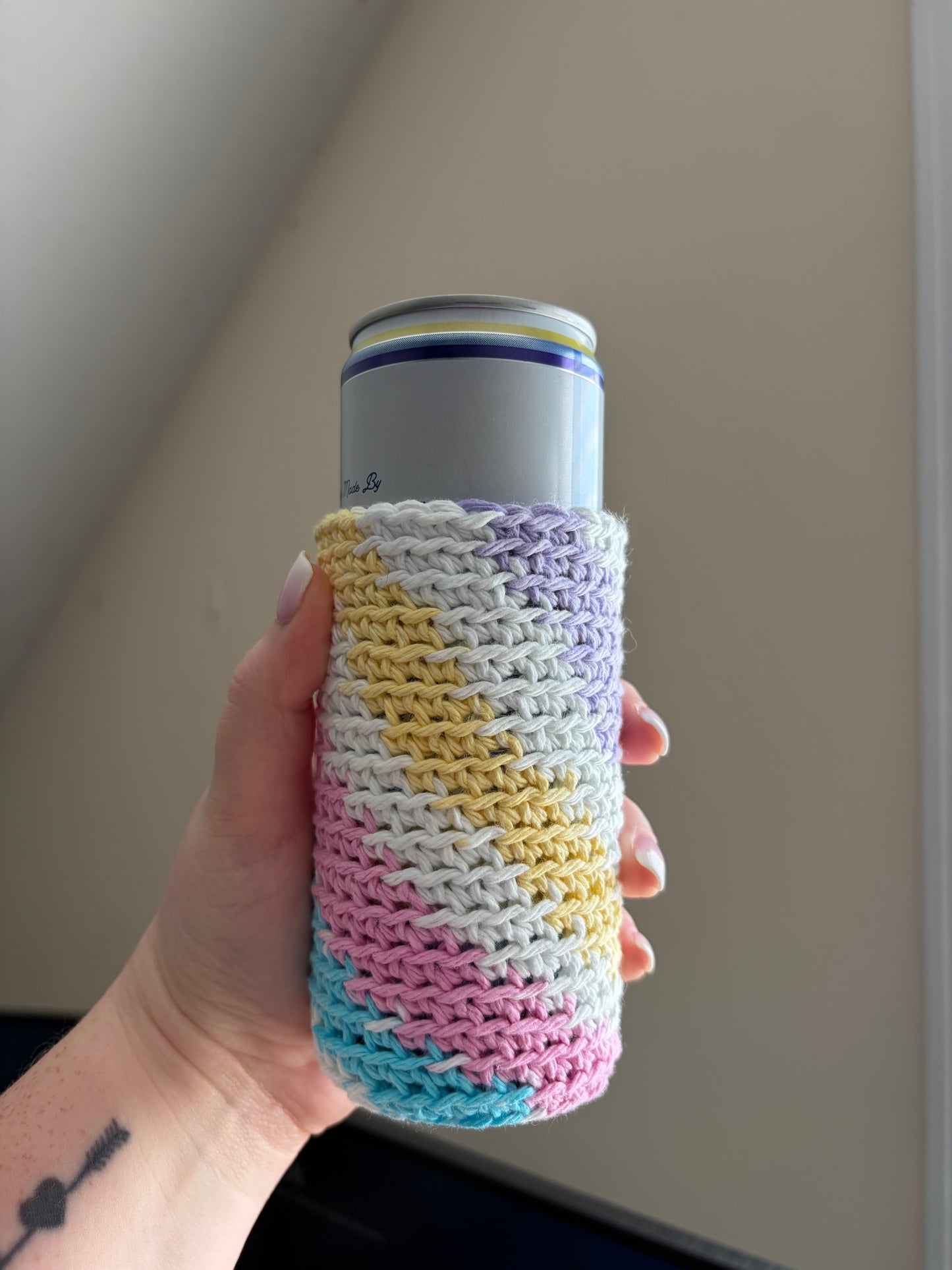 Sugar Cloud 12 oz can Koozie