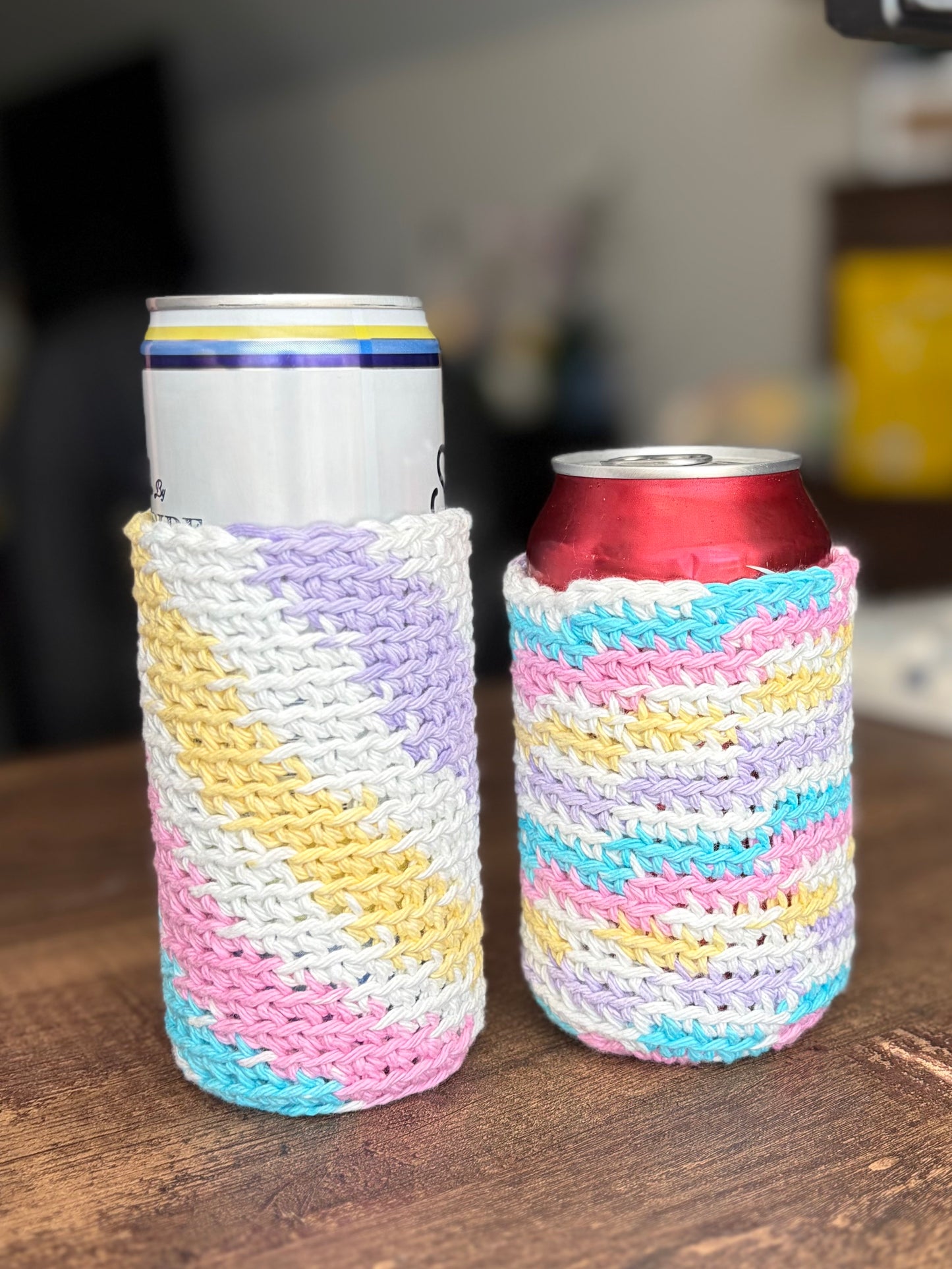 Sugar Cloud 12 oz can Koozie